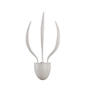 Llamas Gloss White Wall Lights Diyas Armed Wall Lights Llamas Gloss White Wall Lights Diyas Armed Wall Lights